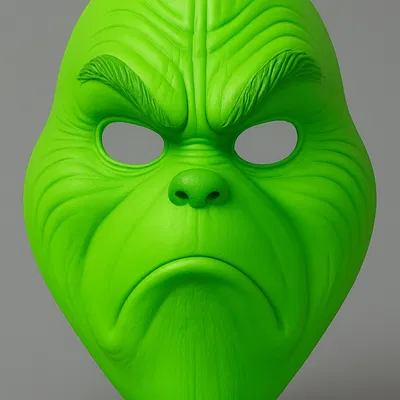 Mặt Nạ Grinch - In 3D Độc Đáo Cho Mùa Lễ Hội