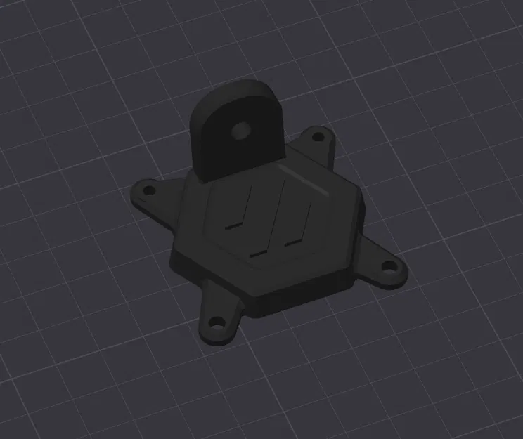 Nắp Top Hat có chỗ giữ ống Bowden - Image 1