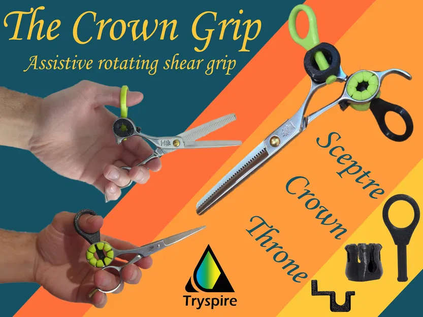 The Crown Grip - Tay nắm xoay hỗ trợ cắt - Image 1