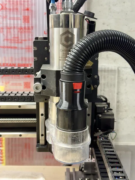 Adapter Dây Hút Bụi Wuerth cho Shapeoko 5 Pro Sweepy V2 - Image 1