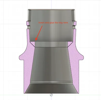 Adapter Dây Hút Bụi Wuerth cho Shapeoko 5 Pro Sweepy V2