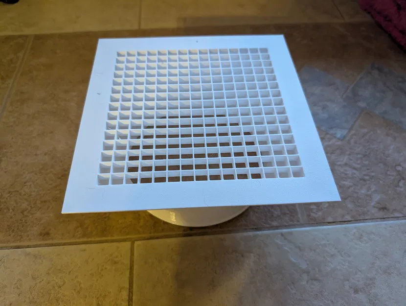 Nắp Che Ống Thông Gió Tường Cho Ống Dẫn 6" - Image 4