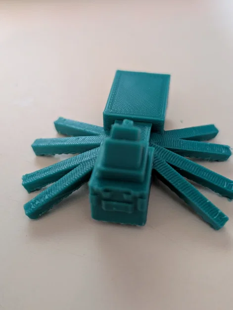 Móc khóa Giáng sinh Nhện Minecraft - Image 3