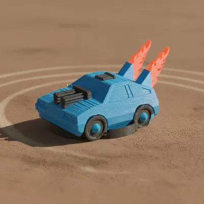 The Nitro Bruiser: Xe Đua Hủy Diệt - In không cần hỗ trợ - Có thể in đa sắc