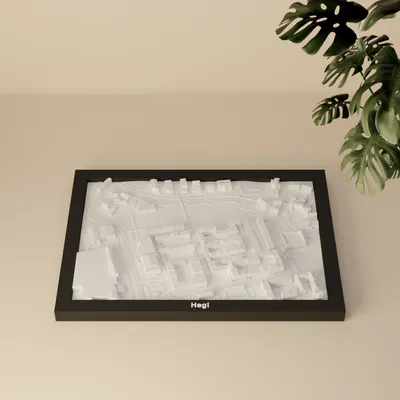 Mô hình địa hình 3D Hegi, Thụy Sĩ