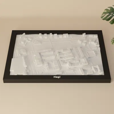 Mô hình địa hình 3D Hegi, Thụy Sĩ