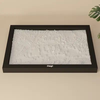 Hegi, Thụy Sĩ - Mô hình địa hình thu nhỏ 3D