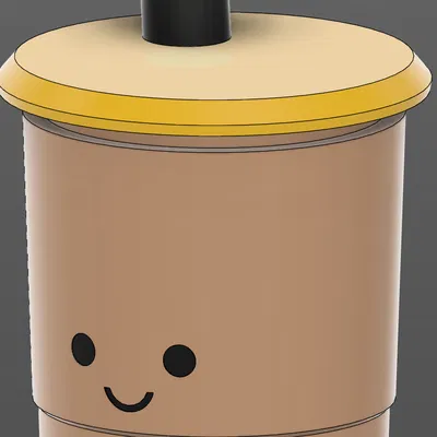 Móc Khóa Trà Sữa Trân Châu "Clicky"