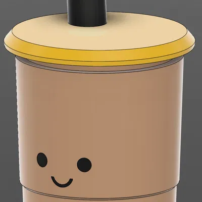 Móc Khóa Trà Sữa Trân Châu "Clicky"