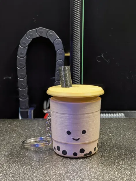 Móc Khóa Trà Sữa Trân Châu "Clicky" - Image 3