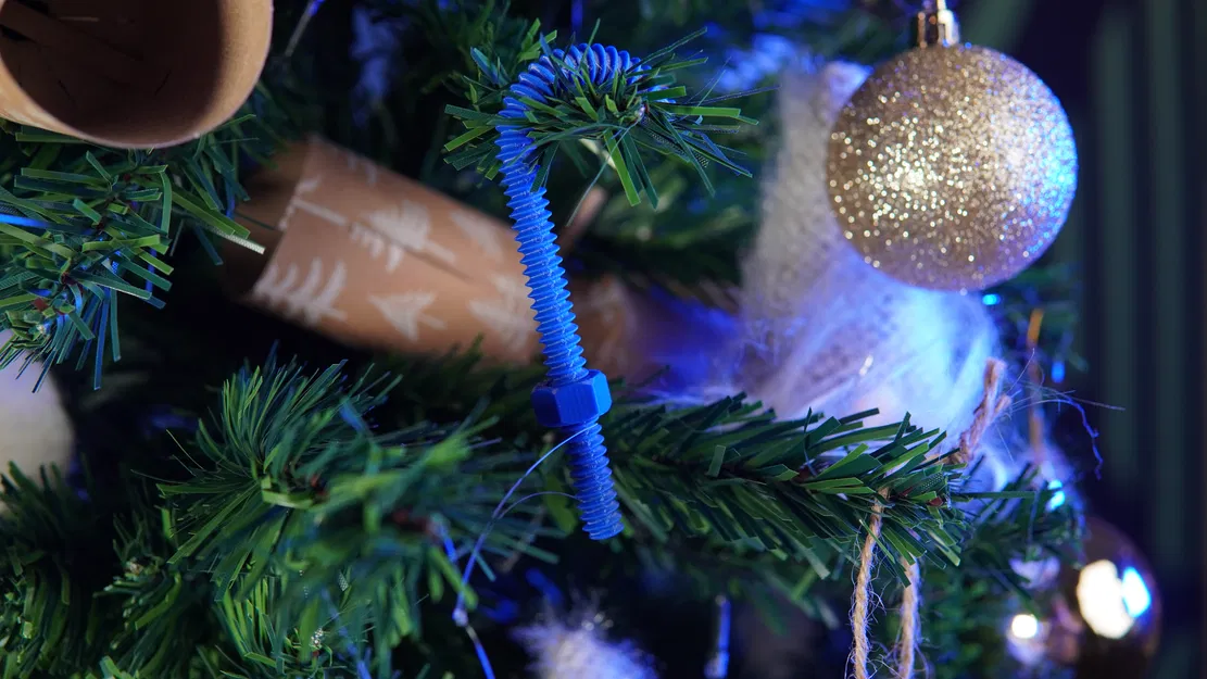 Móc Treo Cây Thông Noel Hình Kẹo Gậy Có Ren Accu - Image 2