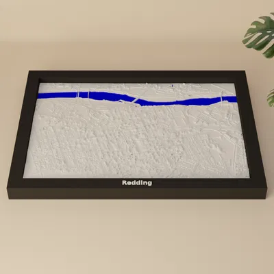 Mô hình thu nhỏ địa hình 3D Redding, Hoa Kỳ