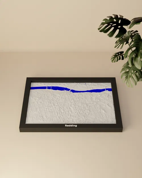 Mô hình thu nhỏ địa hình 3D Redding, Hoa Kỳ - Image 3