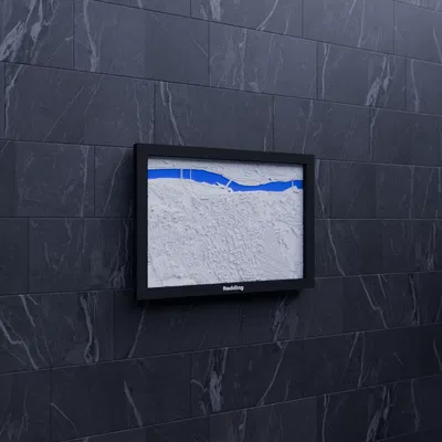 Mô hình thu nhỏ địa hình 3D Redding, Hoa Kỳ