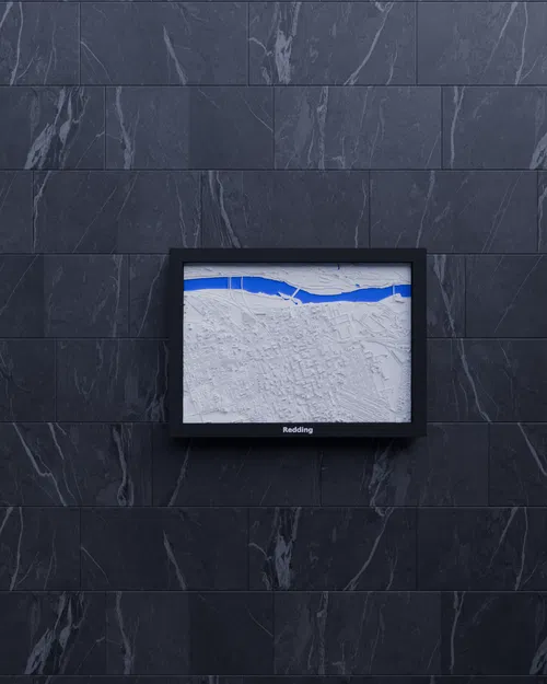 Mô hình thu nhỏ địa hình 3D Redding, Hoa Kỳ - Image 5