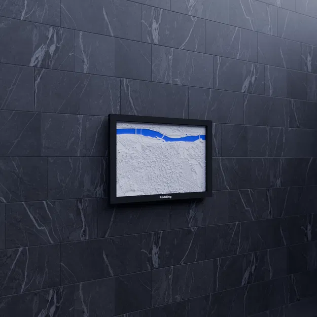 Mô hình thu nhỏ địa hình 3D Redding, Hoa Kỳ - Image 6