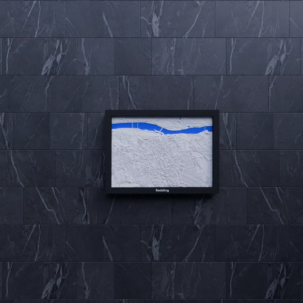 Mô hình thu nhỏ địa hình 3D Redding, Hoa Kỳ - Image 7