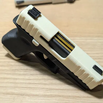 Móc Khóa Glock Fidget – Đồ Chơi Hành Động Trượt Mini In 3D