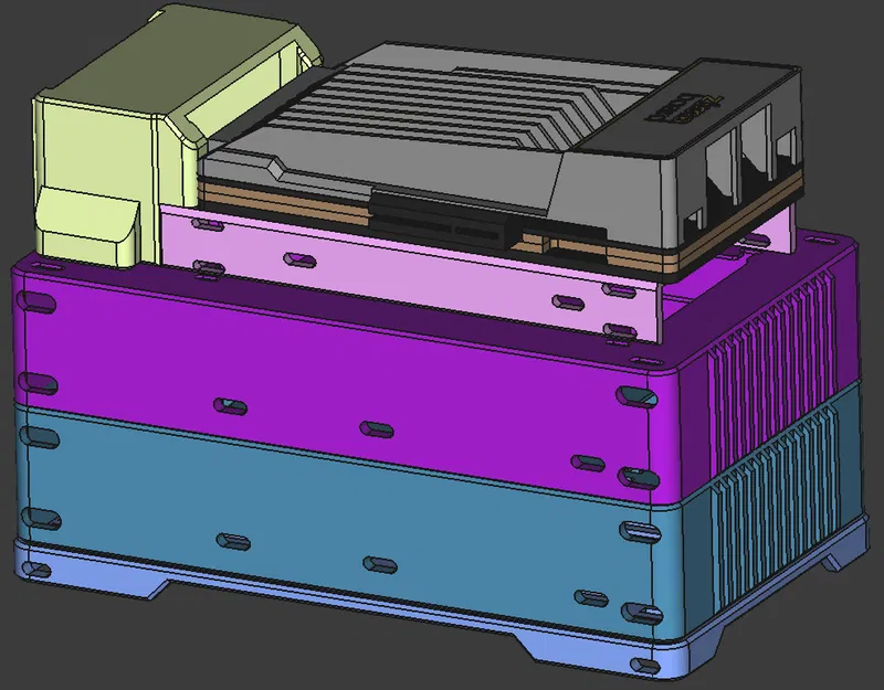 Vỏ case Zimaboard, không cần ốc heat-set - Image 2