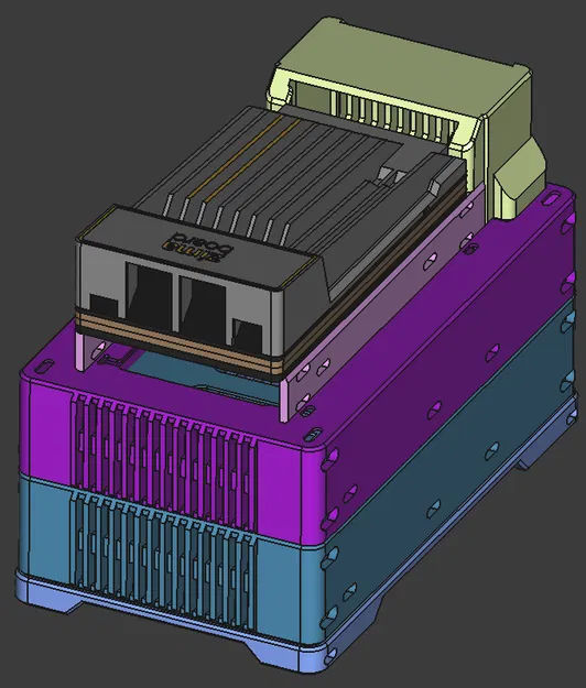Vỏ case Zimaboard, không cần ốc heat-set - Image 3
