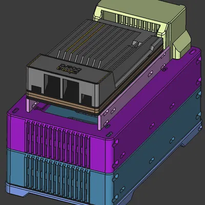 Vỏ case Zimaboard, không cần ốc heat-set