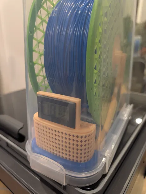 Hộp Chứa Chất Hút Ẩm và Ẩm Kế cho Hộp Đựng Ngũ Cốc Shigeer - Image 1