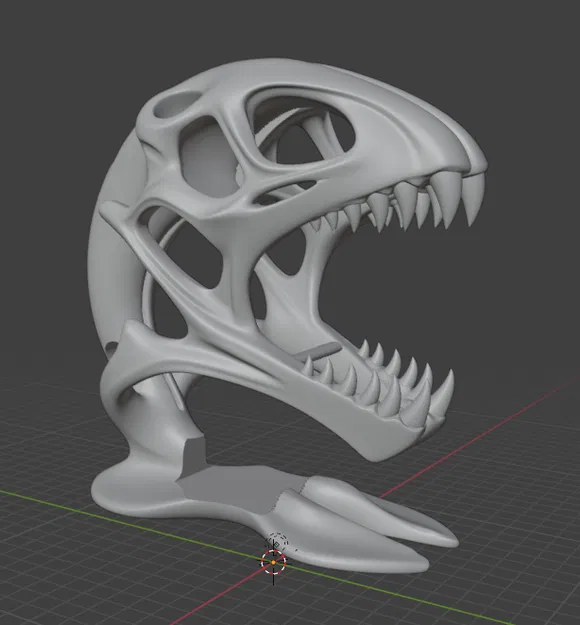 Giá Đỡ Điện Thoại, Kính & Đồng Hồ Thông Minh - Đầu Lâu Khủng Long Thời Tiền Sử Tự Chế - Image 1