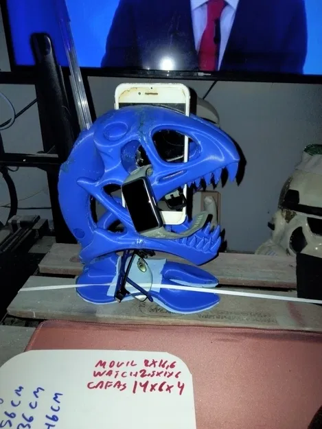 Giá Đỡ Điện Thoại, Kính & Đồng Hồ Thông Minh - Đầu Lâu Khủng Long Thời Tiền Sử Tự Chế - Image 7