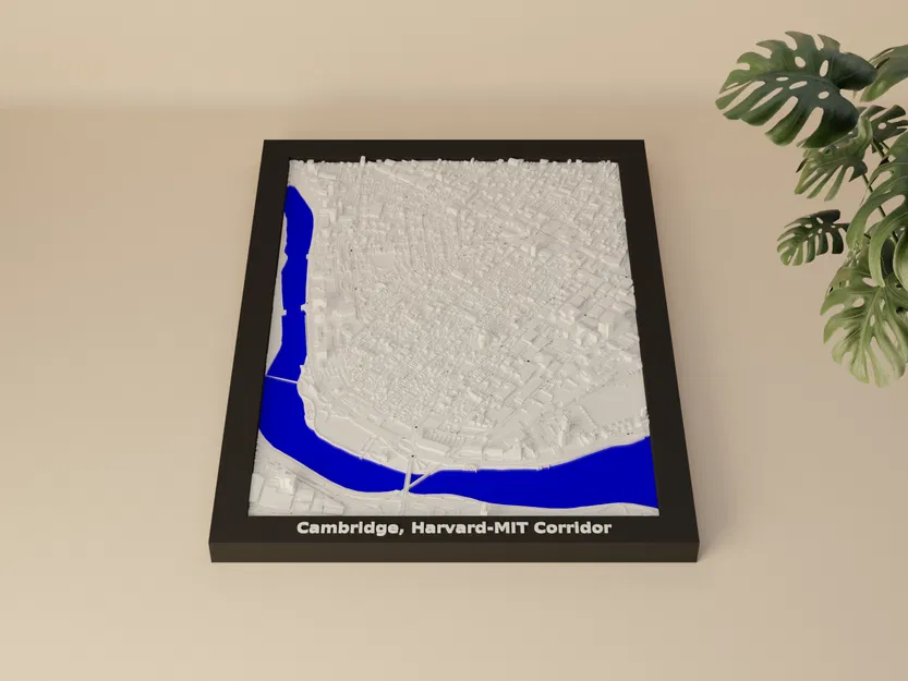 Mô hình 3D địa hình Cambridge, Harvard-MIT Corridor, Hoa Kỳ - Image 2