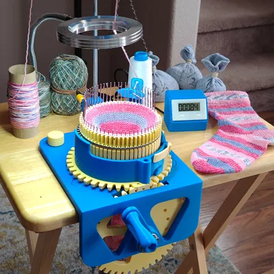 Máy đan tất tròn phiên bản 2.0 cho Mẹ và bạn! Có bàn lừa, kiểu Legare!