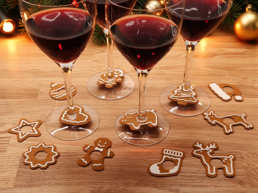 Dấu Ly Rượu Hình Bánh Gừng - Image 1