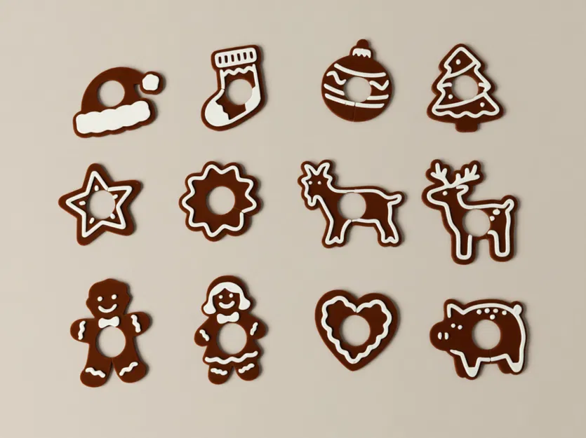 Dấu Ly Rượu Hình Bánh Gừng - Image 2