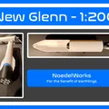 NoedelWorks – Tên Lửa New Glenn (Tỷ lệ 1:200) - Thumbnail 1