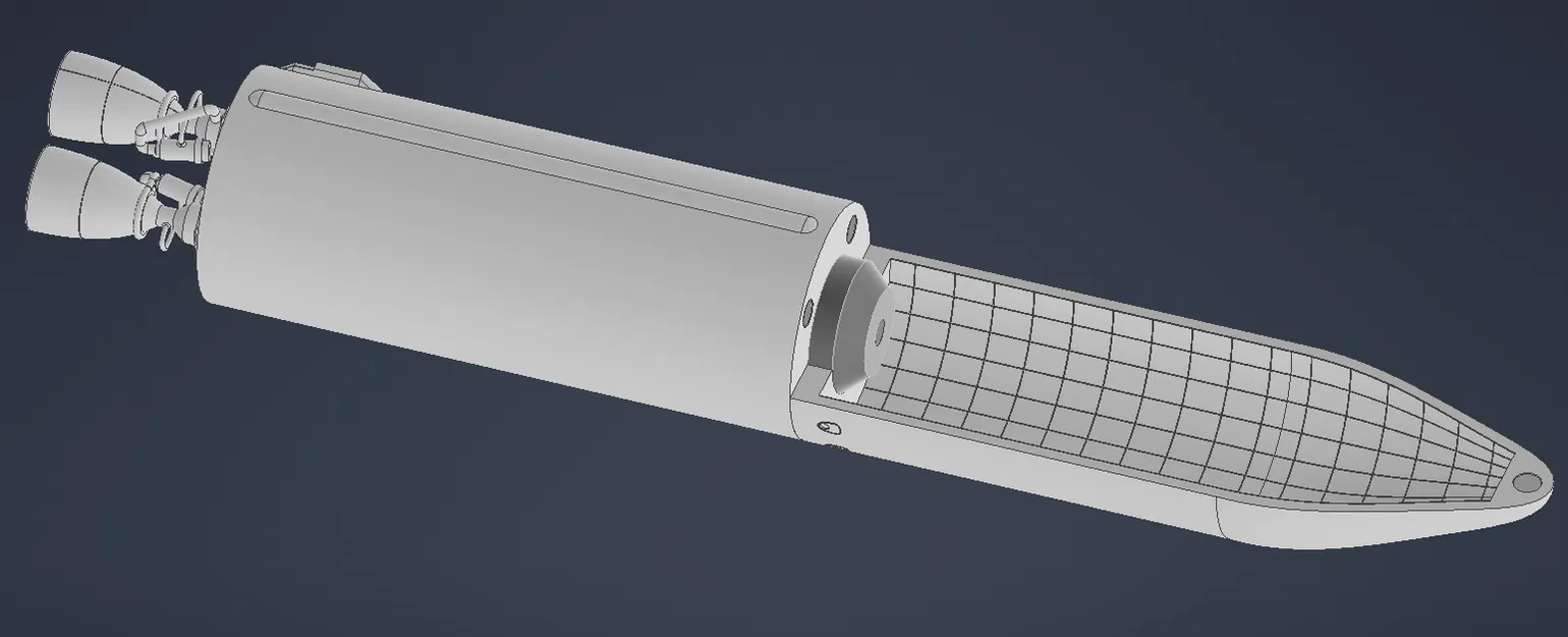 NoedelWorks – Tên Lửa New Glenn (Tỷ lệ 1:200) - Image 4