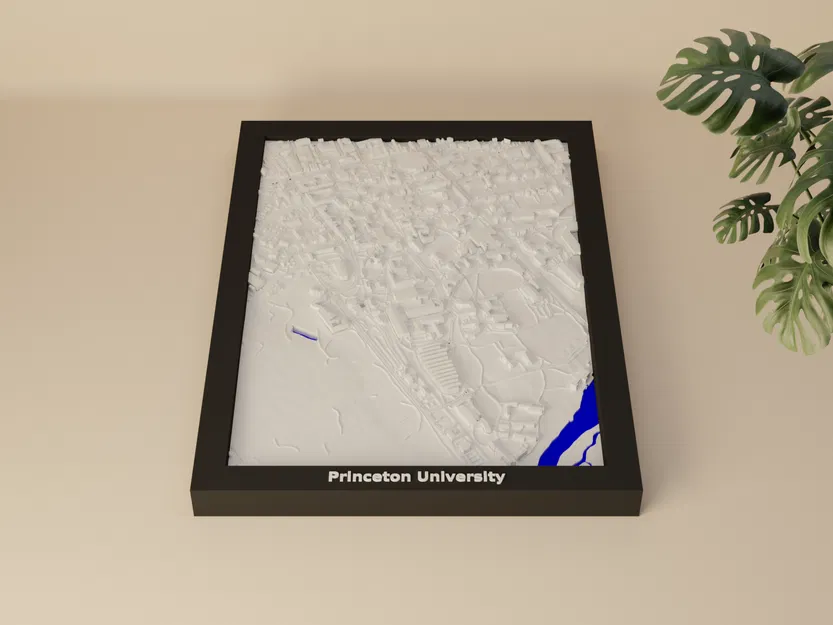Mô hình 3D địa hình Đại học Princeton, Hoa Kỳ - Image 1