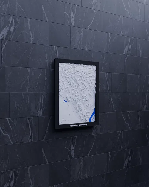 Mô hình 3D địa hình Đại học Princeton, Hoa Kỳ - Image 3