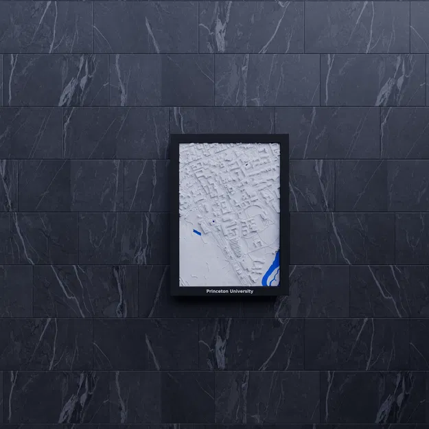 Mô hình 3D địa hình Đại học Princeton, Hoa Kỳ - Image 7