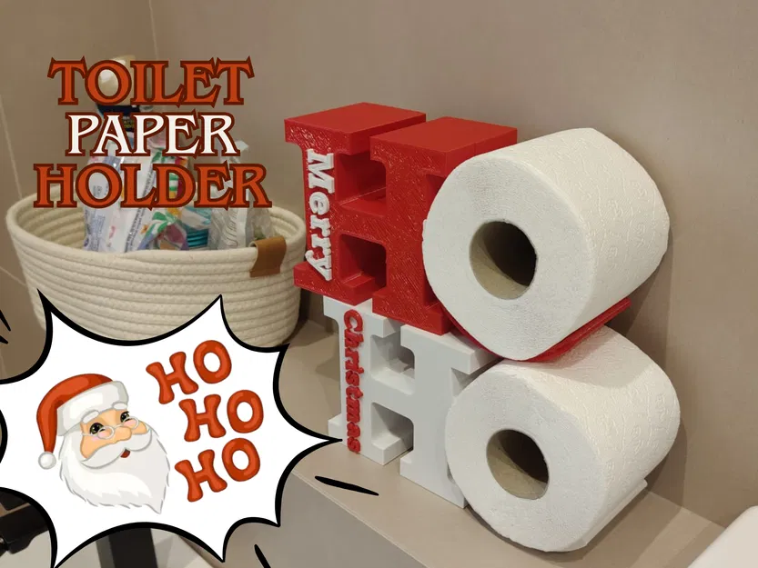 Giá Đựng Giấy Vệ Sinh HO HO HO - Image 1