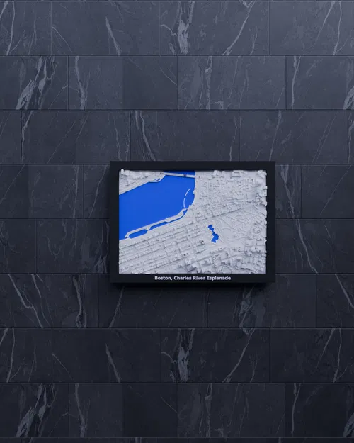 Mô hình thu nhỏ địa hình 3D Boston, Charles River Esplanade - Hoa Kỳ - Image 5