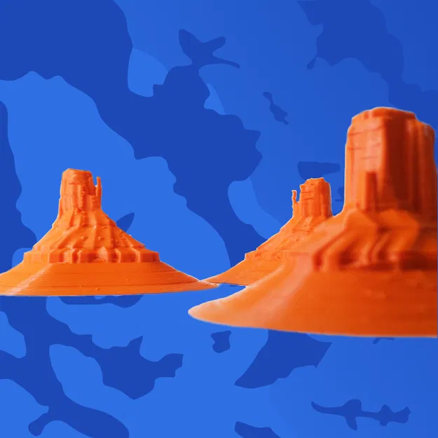 Mô hình Monument Valley - Utah, Hoa Kỳ - Image 3