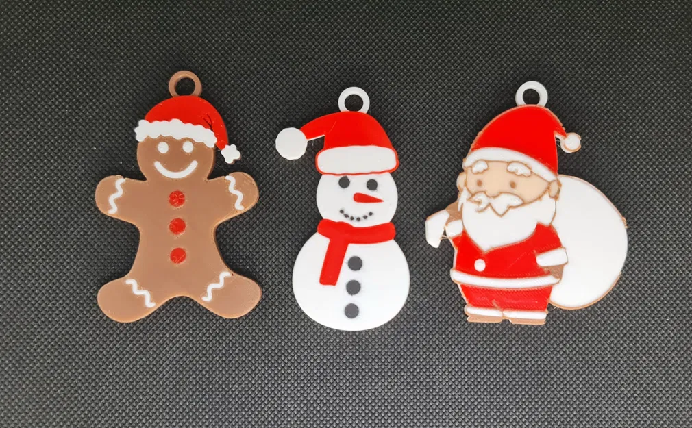 Chritsmas Ornaments – Bánh Gừng, Người Tuyết & Ông Già Noel - Image 1