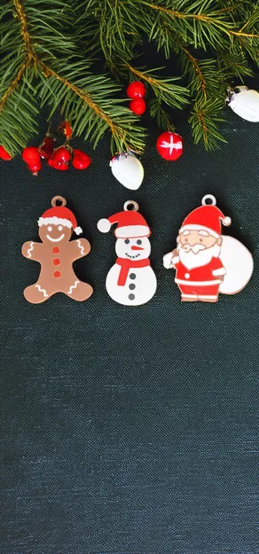 Chritsmas Ornaments – Bánh Gừng, Người Tuyết & Ông Già Noel - Image 2