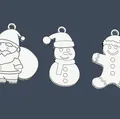 Chritsmas Ornaments – Bánh Gừng, Người Tuyết & Ông Già Noel - Thumbnail 3