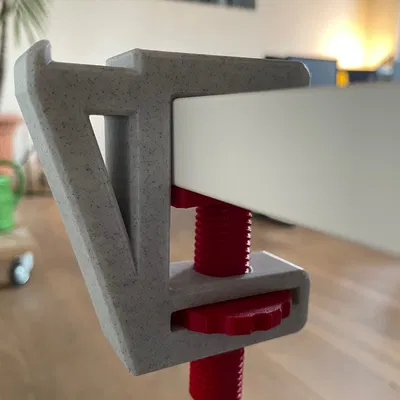 Kẹp Chữ C Để Bàn Có Móc Treo