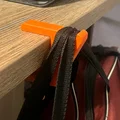 Móc Treo Bàn (Kẹp Chữ C) Cho Mặt Bàn 25mm - Thumbnail 2