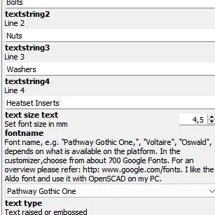 Nhãn Hộp Lưu Trữ Gridfinity (Tùy Chỉnh)