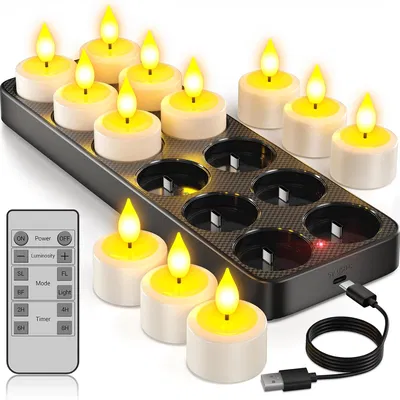 Chân đế Remote nến điện tử sạc pin