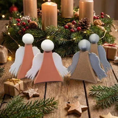 Chân Đế Thiên Thần Mùa Vọng - Trang Trí Lễ Hội Tinh Tế