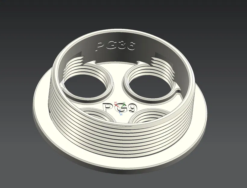 Adapter PG36 Chuyển Đổi Sang 4 Đầu Nối Cáp PG9 - Image 7