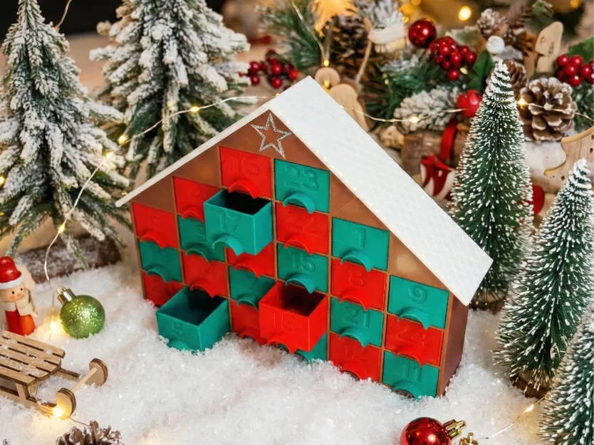 Nhà Lịch Vạn Niên In 3D Có Ngăn Kéo - Image 1